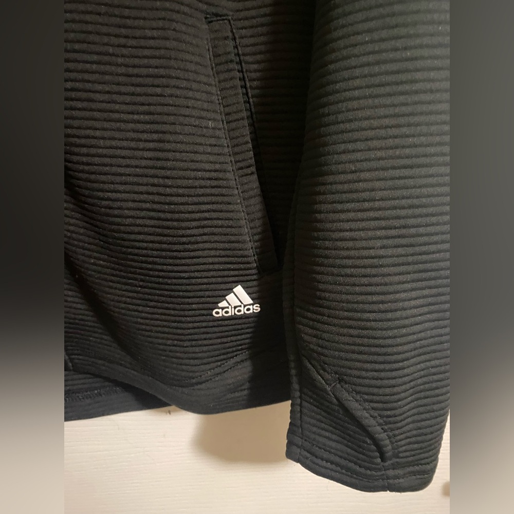 Adidas Black Full-Zip Golf Jacket - Picture 10 of 12